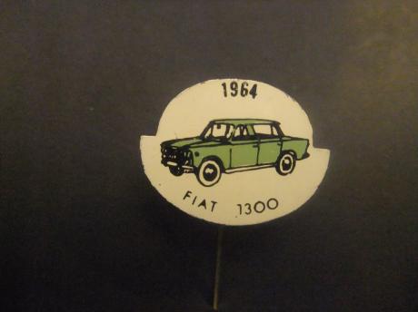 Fiat 1300 oldtimer 1964 groen